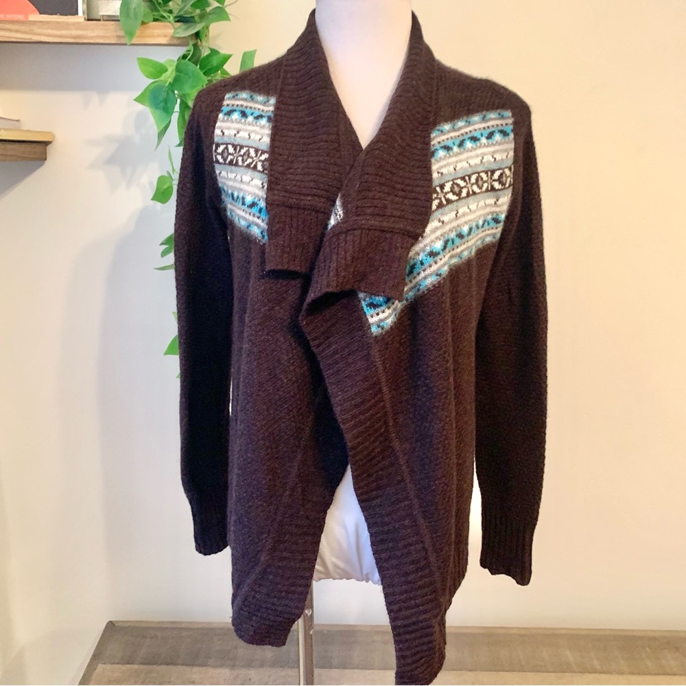 Cashmere Open Front Sweater - Picture 3 of 6